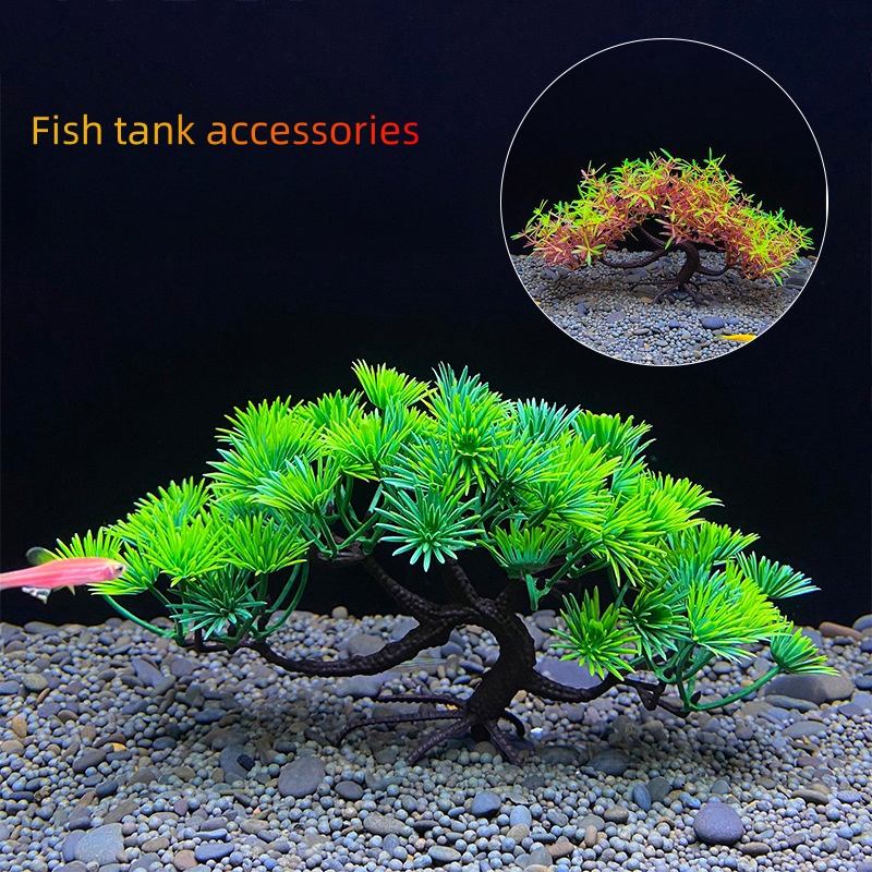 Bonsai Garden Sushi - Aquarium Bonsai Boom, Plant, Aquarium Decoratie,