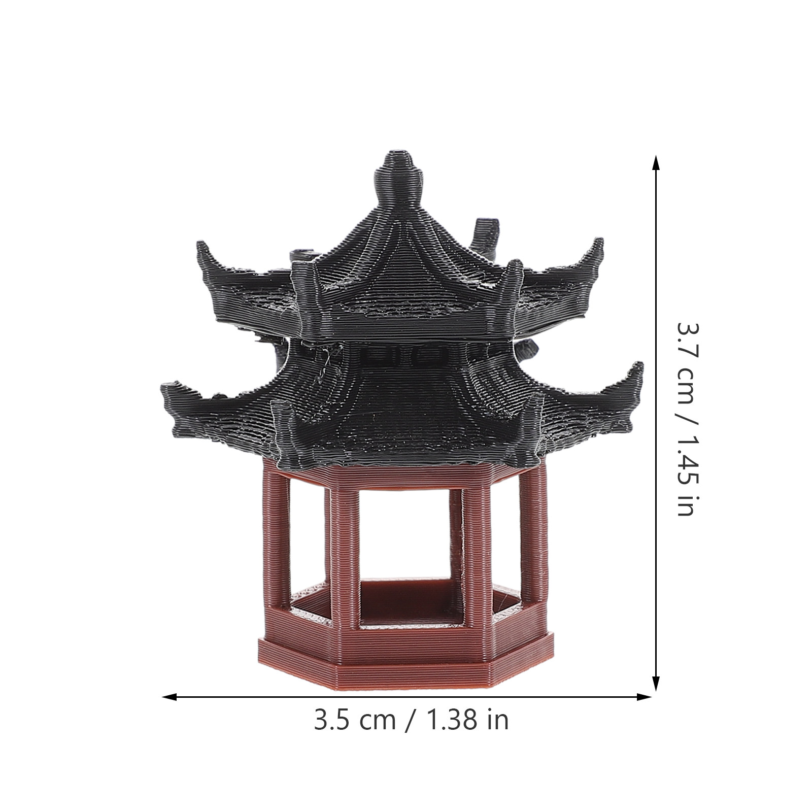 Prachtig mini-hexagon-paviljoe - Bonsai Garden Chinese Garden recensie en prijs
