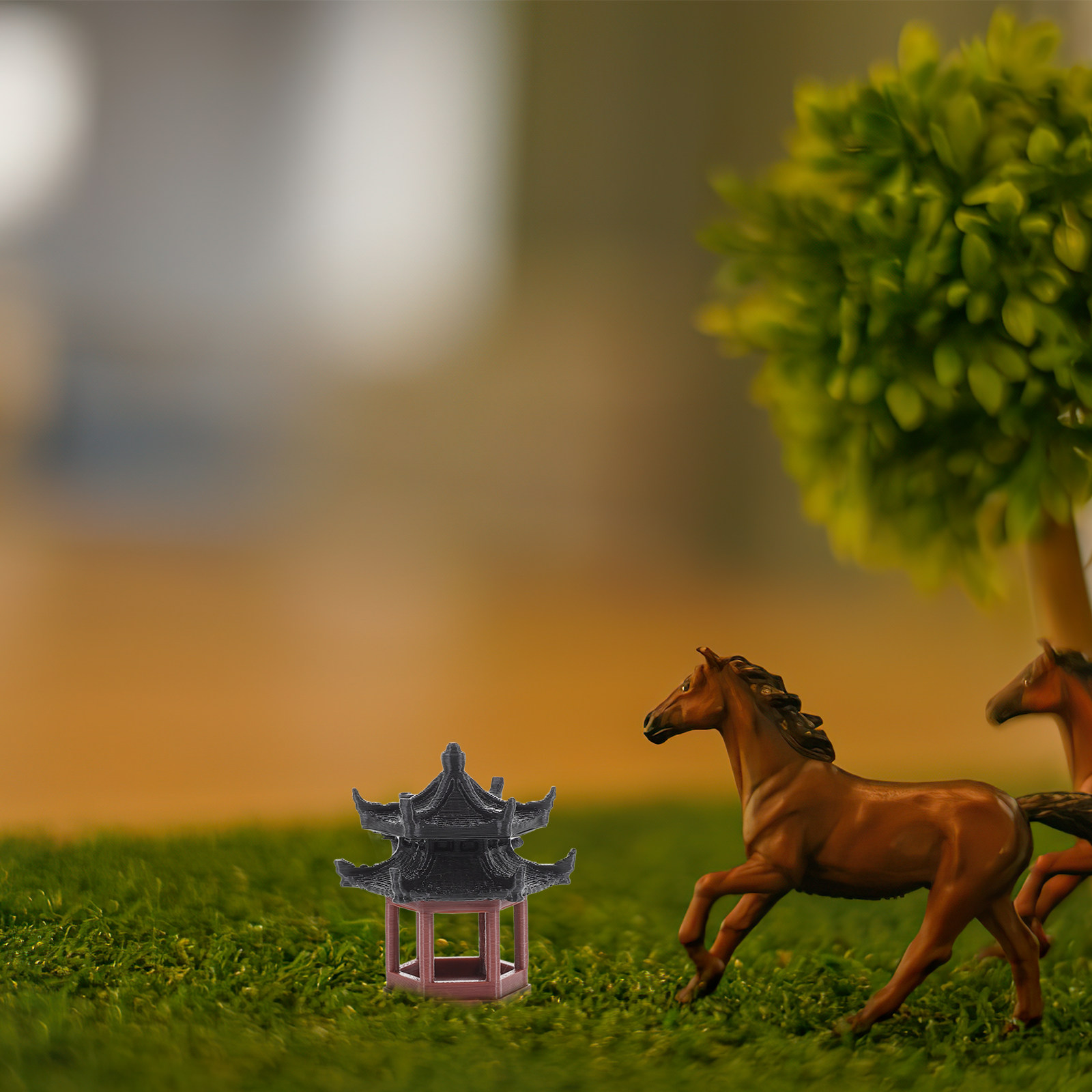Prachtig mini-hexagon-paviljoe - Bonsai Garden Chinese Garden recensie en prijs