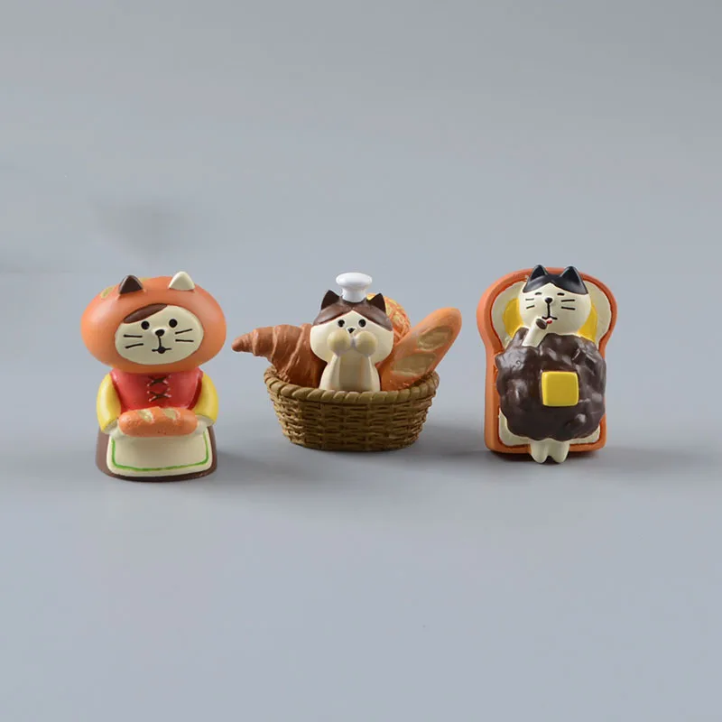 Zakka Stijl Cartoon Kat Brood  - Bonsai Garden Japan recensie en prijs